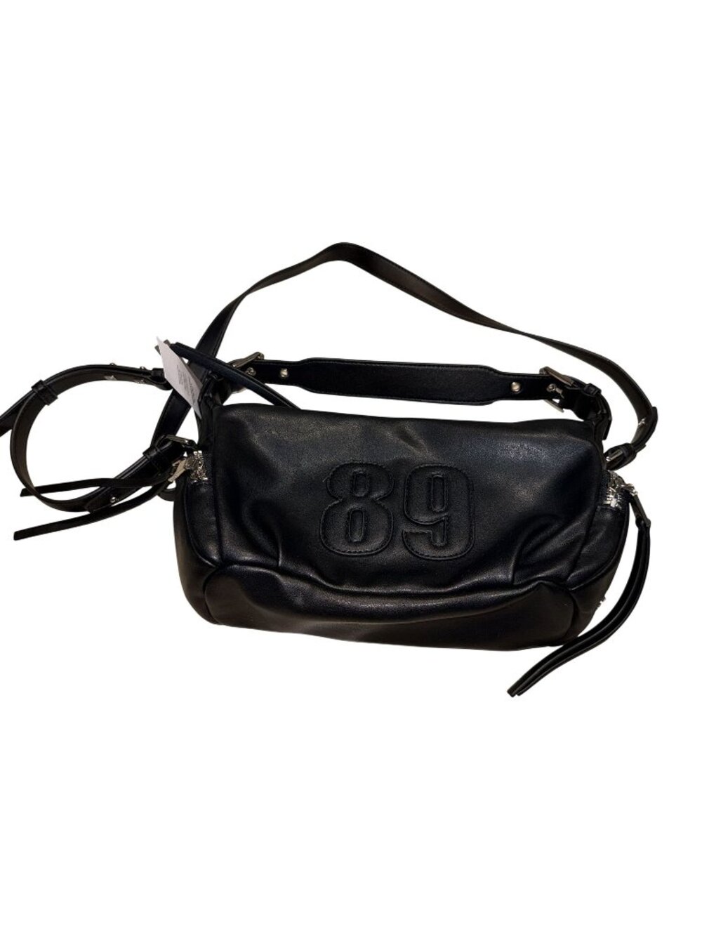 NWT DKNY Chana Small Black Hobo Bag